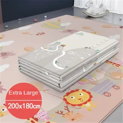 Foldable Baby Crawling Mat Thickened Baby Living Room Household Crawling Mat Children's Foam Play Floor Mat Yoga Mat