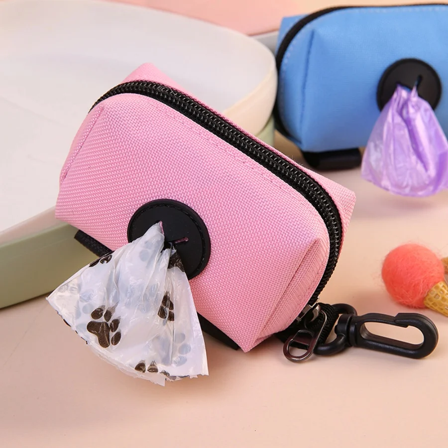 Velcro canvas pet toilet bag storage bag