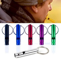 Useful.practical Newest Whistle Hiking Keychain 1pc Training 45*8mm Aluminum Alloy Distress Feeding Pet Outdoor