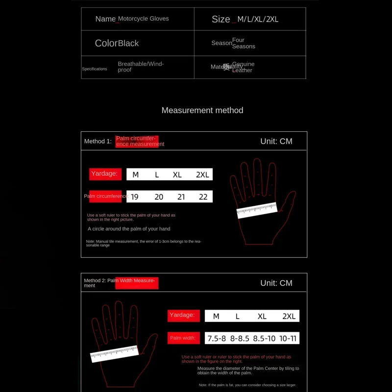 2025 SummerWinter Breathable Moto Motorcycle gear Leather Gloves for Men & Women Full Finger Motorcross Cycling Protective Glove