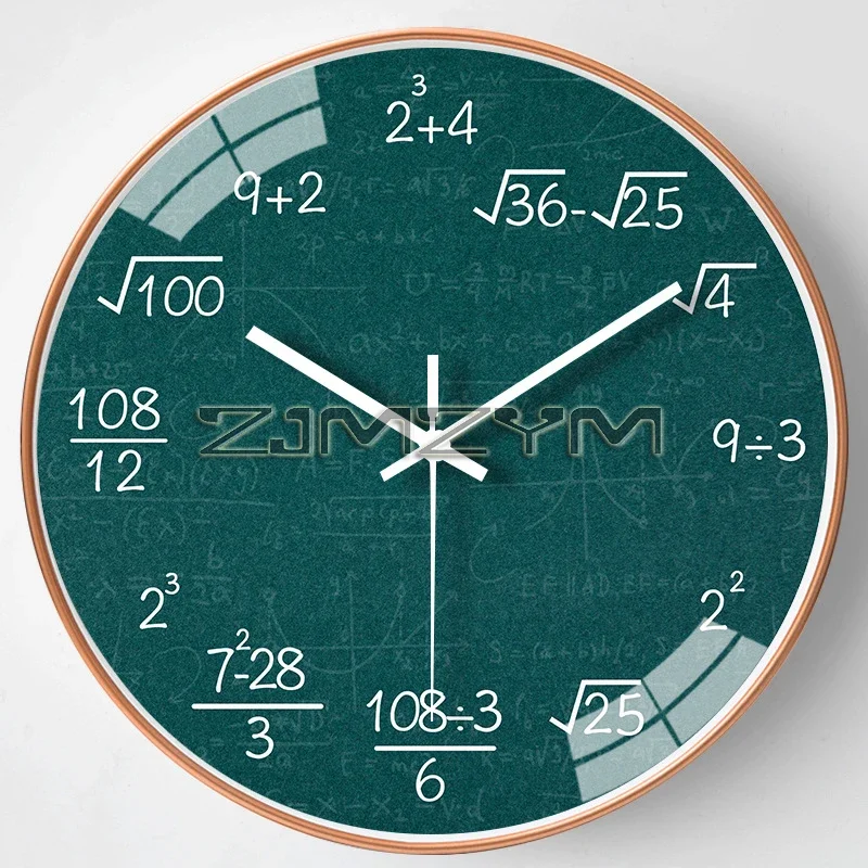 Equation Clock: The Ultimate Math-Themed Wall Clock for Classrooms and Homes