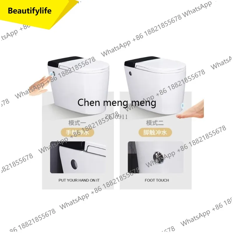 

M07 Flush toilet Household bathroom Deodorant and splash-proof toilet Siphon water-saving silent toilet