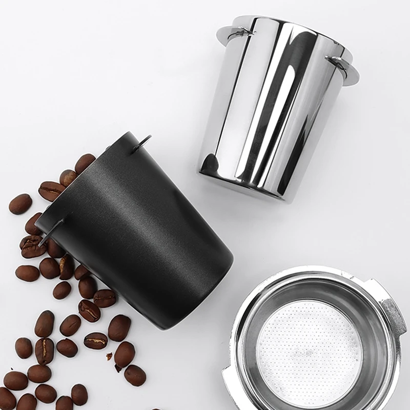 51Mm Coffee Dosing Cup Sniffing Mug For Espresso Machine Wear Resistant Stainless Steel Coffee Dosing Cup