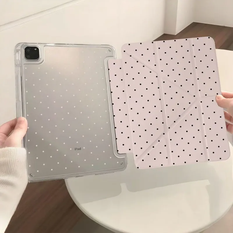 Anti-Bending 3+Y Fold Case For iPad10.2 7/8/9th 4/5th 10.9 iPad A16 2025 11th Air11/13inch IPad Mini6 8.3 Pro 11 2024