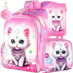 3PCS Backpacks for Girls, 16