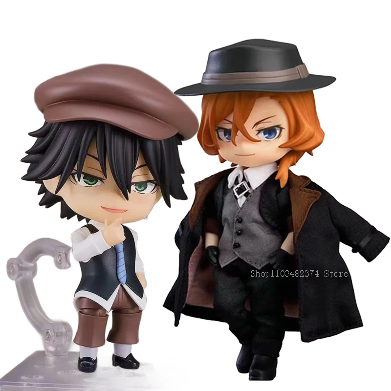 Anime bungo cães vadios figura 676 nakahara chuya nendoroid gsc dazai osamu estatueta 2348 q versão modelo pvc coleção brinquedo presente