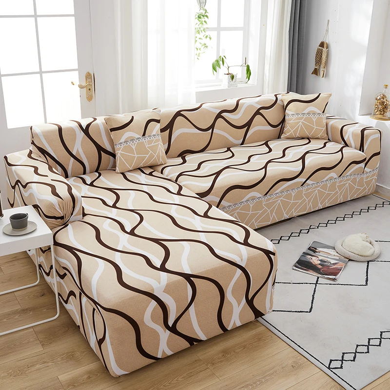 

High Quality Adjustable sofas Chaise Covers Lounge For Living Room Sectional Couch Corner Sofa Slipcover