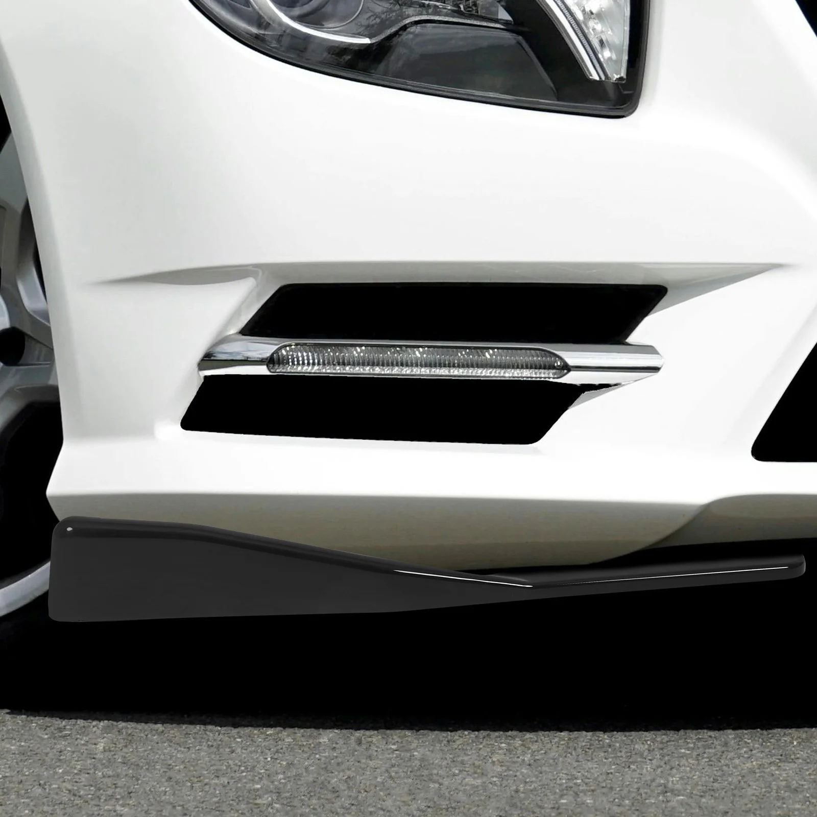 

1Pair Rear Bumper Spoilers Durable Modified Lip Spoilers Car Rear Bumper Diffuser Automotive Exterior Accessories