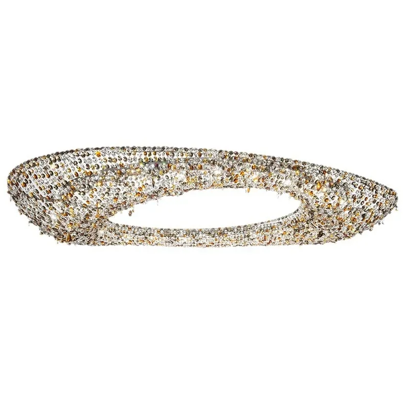 

Light luxury crystal chandelier modern simple restaurant light