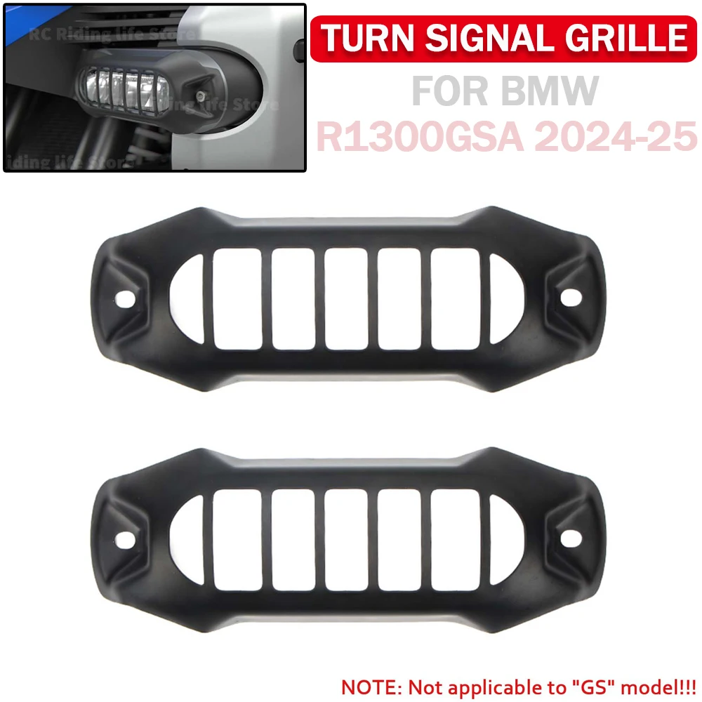 

Motorcycle Turn Signal Grille LED Auxiliary Light Cover For BMW R1300GS Adventure R1300 R 1300GS ADV 2024 2025 Lamp Holder Guard