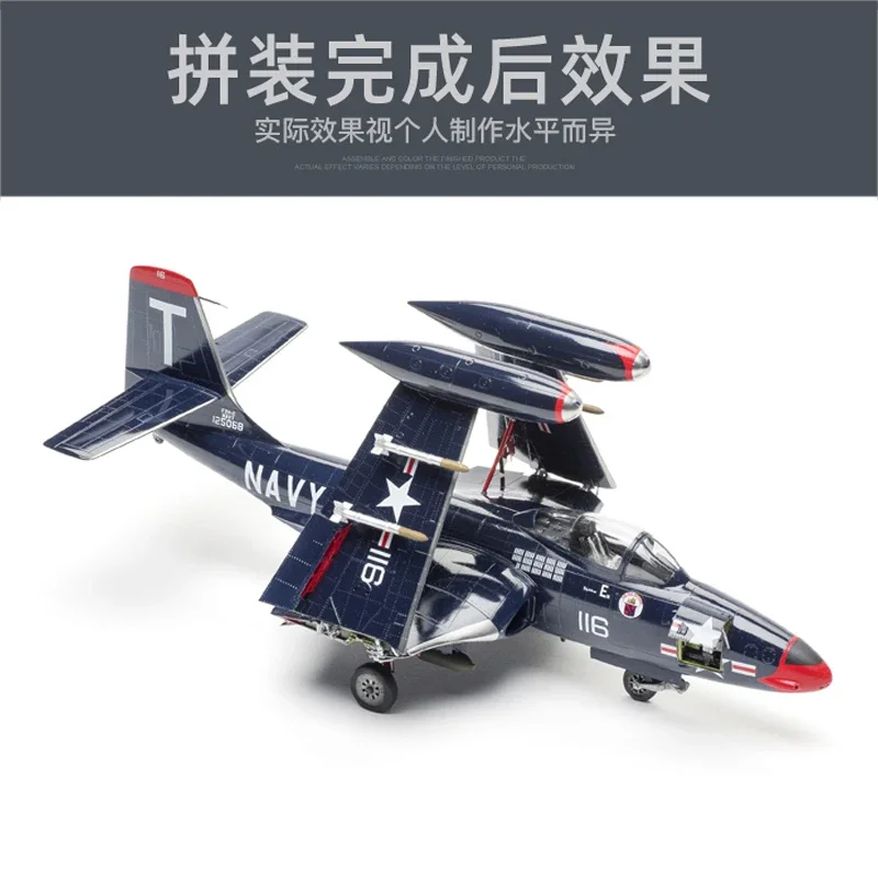 Kitty Hawk Assembled Aircraft Model Kit KH80131 American F2H-2 (P) Banshee Carrier Fighter 1/48 Scale