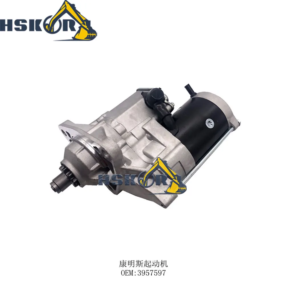 

New Condition for Cummins Engines Starter Motor 3957597 for Construction Excavator Manufacturing Plant Parts