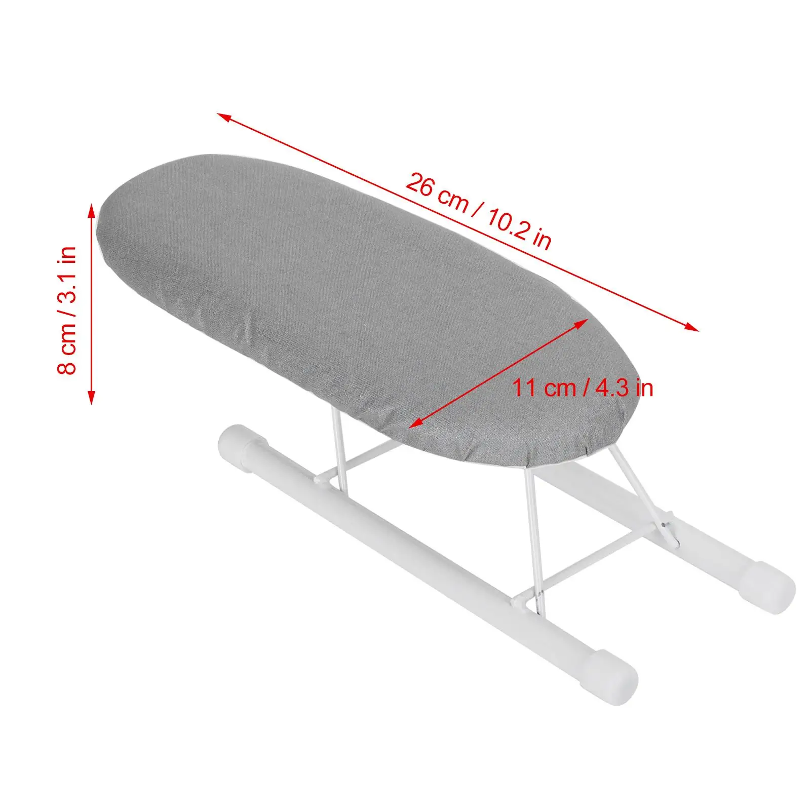 Mini tabla de planchar plegable para mangas, puños y collares - Mesa de planchar portátil para el hogar y los viajes