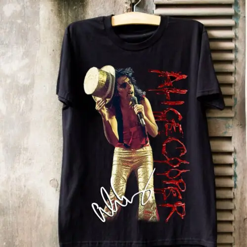 1990s Alice Cooper Basic Unisex T-Shirt Thick Cotton T-Shirt Remake Couple Top Casual and Comfortable Summer Preferred - view 5