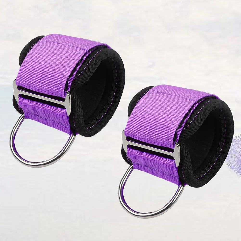 

2Pcs Ankle Strap Legs Protective Tool Breathable Fixed Support Brace for Strength Training Exercise Pain Relief