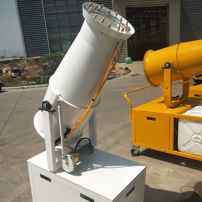 Customized High Pressure Agricultural Water Misting Fogging Machine Mobile Garden Fog Cannon Sprayer Sprinkler Machine