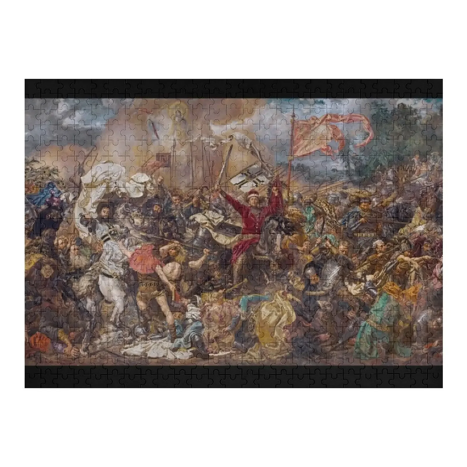 

Battle of Grunwald by Jan Matejko (1878) Jigsaw Puzzle Custom Wood Personalized Baby Toy Novel Toys For Children 2022 Puzzle