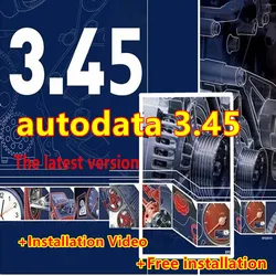 Versión más reciente Datos automáticos 3.45 Software de reparación de automóviles Datos automáticos 3.45 Sistema virtual + Video de instalación + Instalación gratuita