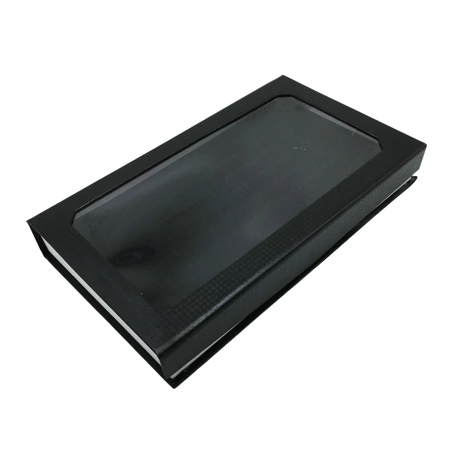 Rings Display Tray Jewelry Storage Organizer Dresser Shops Showroom Counter with Transparent Lid Storage Box for Women Girls
