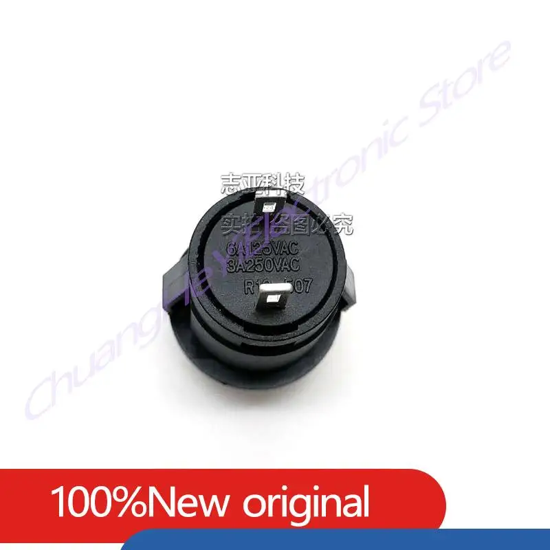 5Pcs/Lot Factory Direct Sales R13-507 Card Type Round Push Button Switch Press the 16mm 3A 250V Lock-Free Point Switch