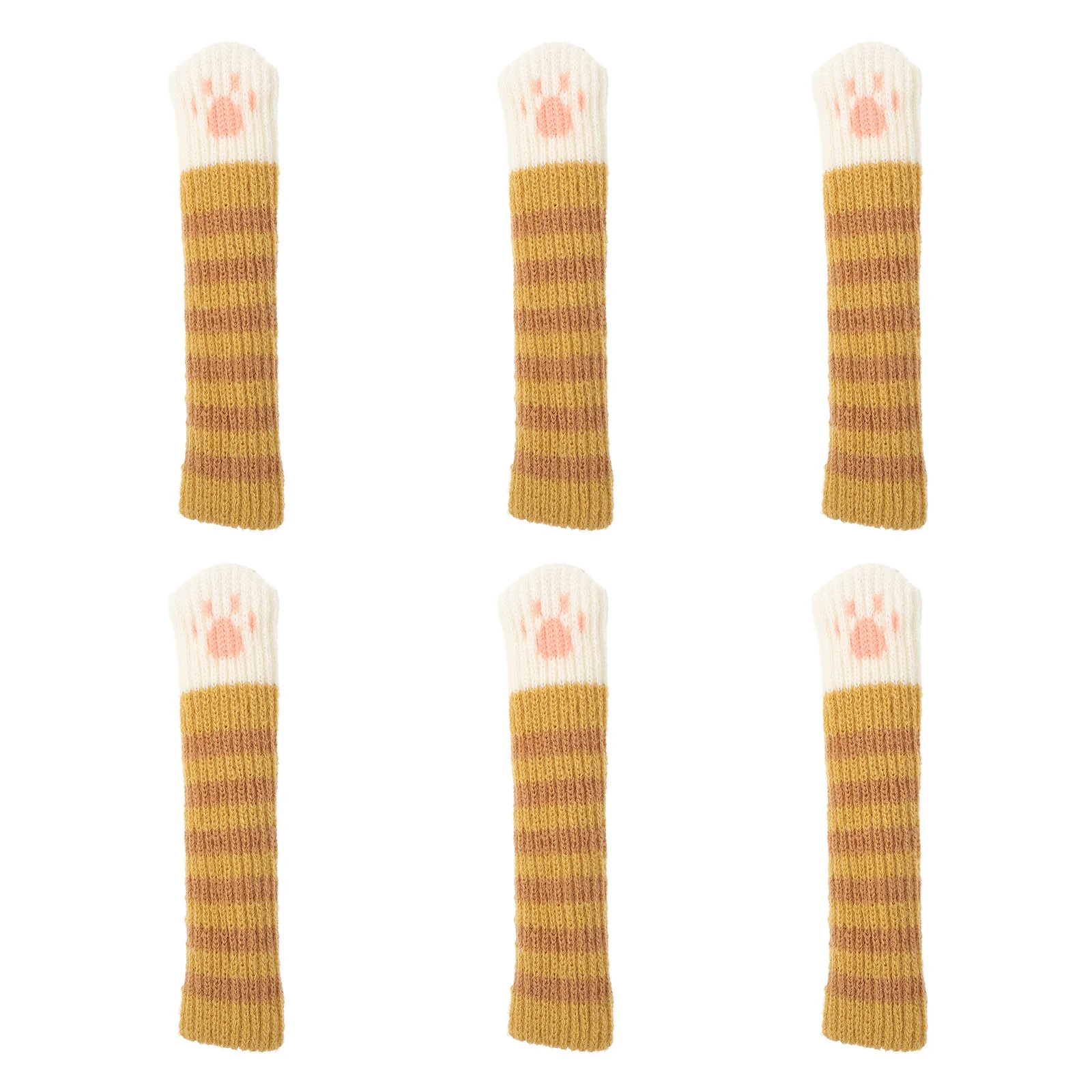 

6Pcs Door Handle Protective Covers Anti-Collision Knitted Door Knob Covers Baby Safety Protectors Anti-Skid Furniture Supply