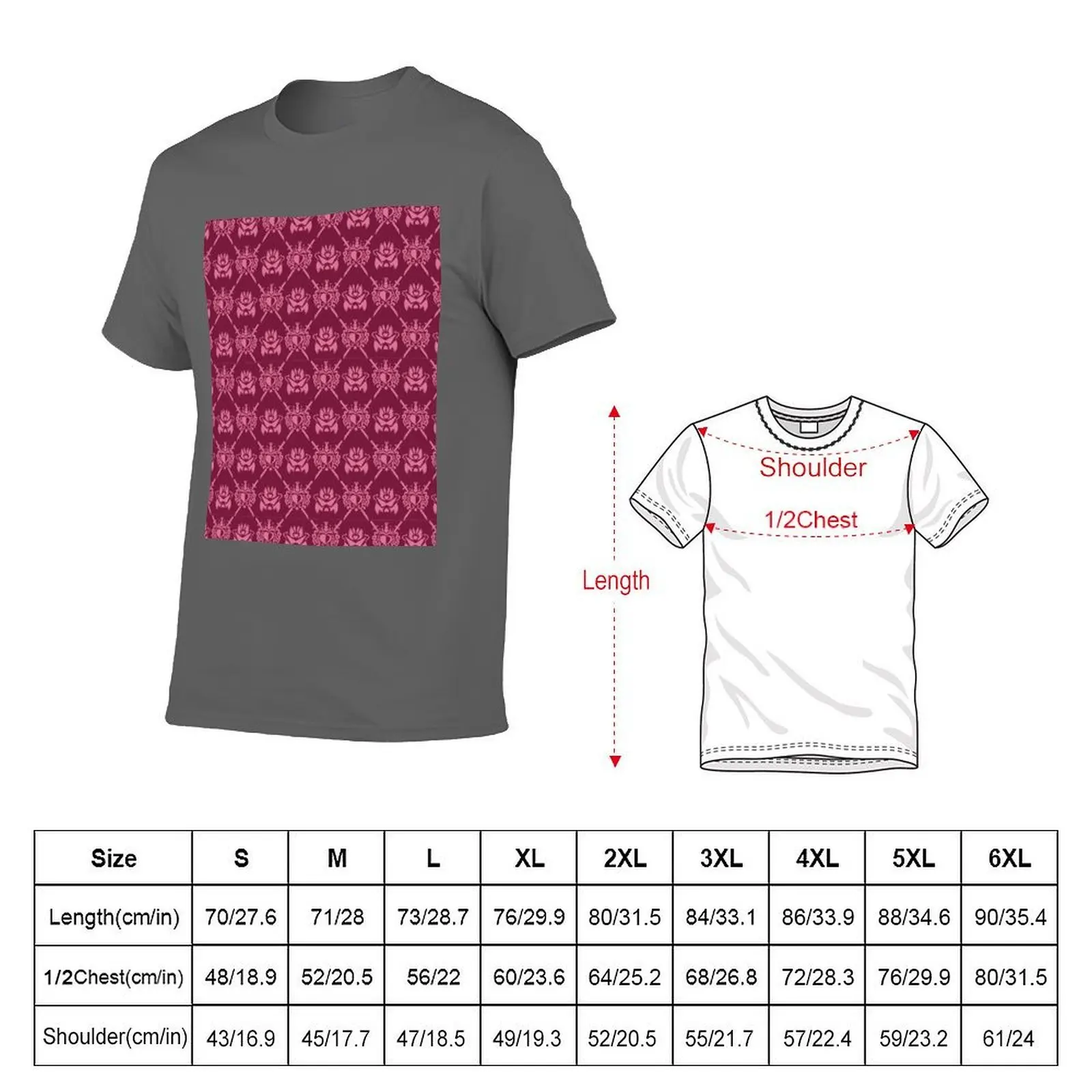 homestuck-Ultimate Dirk's Royal Argyle-(burgundy) Graphic T-Shirt t shirt men 100% cotton luxury brand T-Shirt