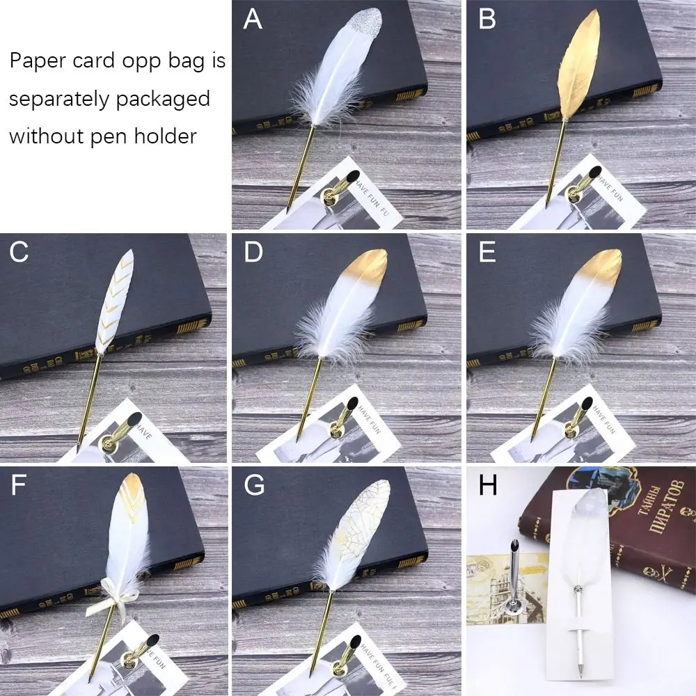 Presente de natal suave novidade papelaria canetas esferográficas assinatura ferramenta de escrita caneta de pena