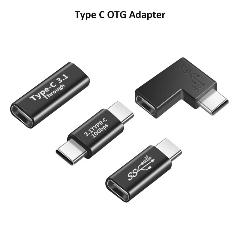 USB to Type C OTG Adapter USB3.0 3.1 3.2 Male Female adaptador Data Cable Connector with Fast Charging USBC Converter for Laptop