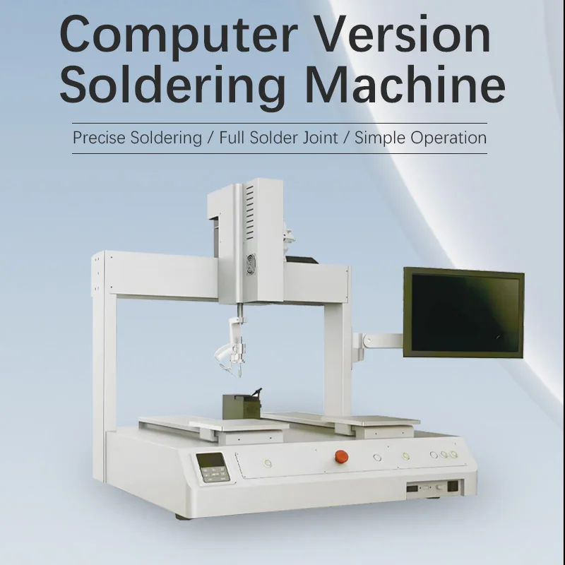 Made in China Custom Robotic Solder Machine Fully Automatic Computer Desktop Soldering Machine PCB Circuit Board Soldering Robot