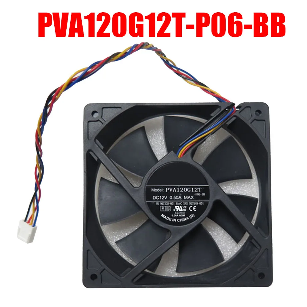 

Cooling Fan For Foxconn PVA120G12T PVA120G12T-P06-BB 907238-001 927549-001 DC12V 0.50A 4PIN New