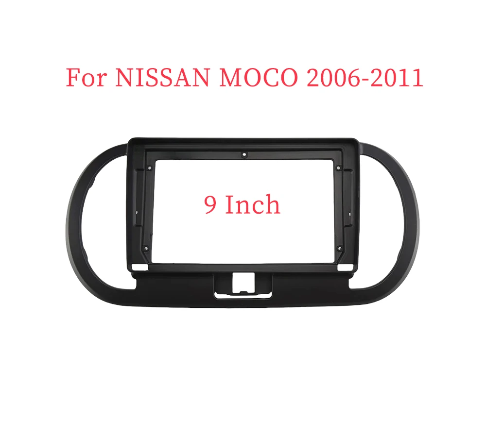 

9-дюймовый автомобильный радиоприемник, облицовка, кабель для NISSAN MOCO 2006-2011, Android, большой экран, панель приборной панели, рамка