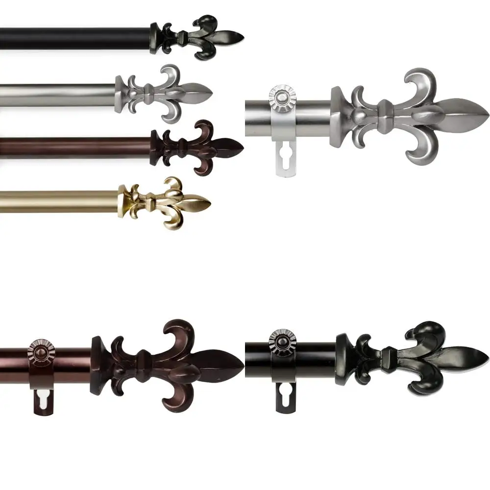 

Bronze Arrowhead Design Curtain Rod Extendable 66 to 120 Inches for Home Decor