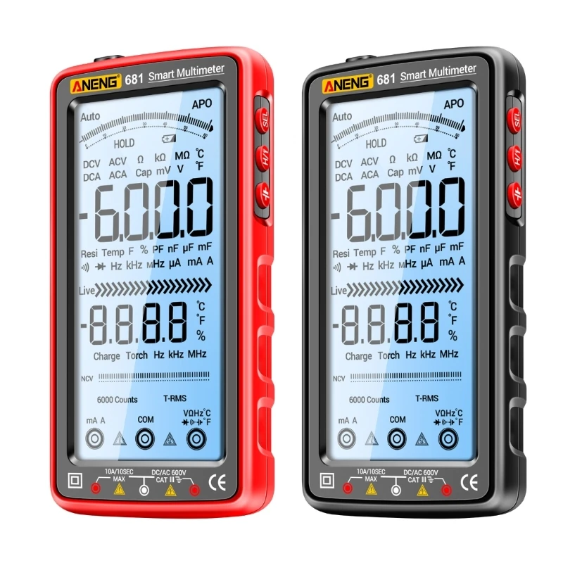 

Q2Q4 Digital Multimeter Anti-burn Auto-Ranging Meter Measure Current