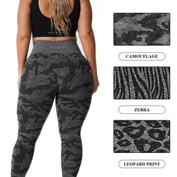 Nvgtn Series Zebra Pattern Leggings senza cuciture donna collant da allenamento morbidi abiti Fitness pantaloni da Yoga abbigliamento da palestra