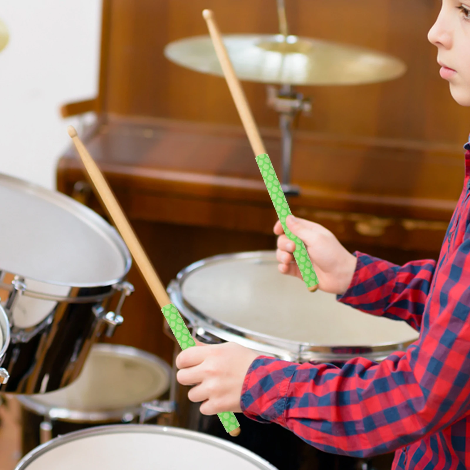

Non-slip Drum Stick Cover Covers Drumsticks Protector Irradiation Cross-linked Polyethylene Child