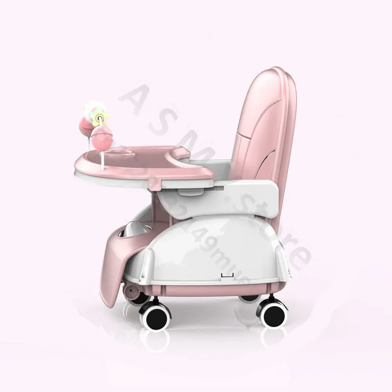 Folding Baby Highchair Kids Chair Dinning High Chair for Children Feeding Baby Table and Chair for Babies Toddler Booster Seat