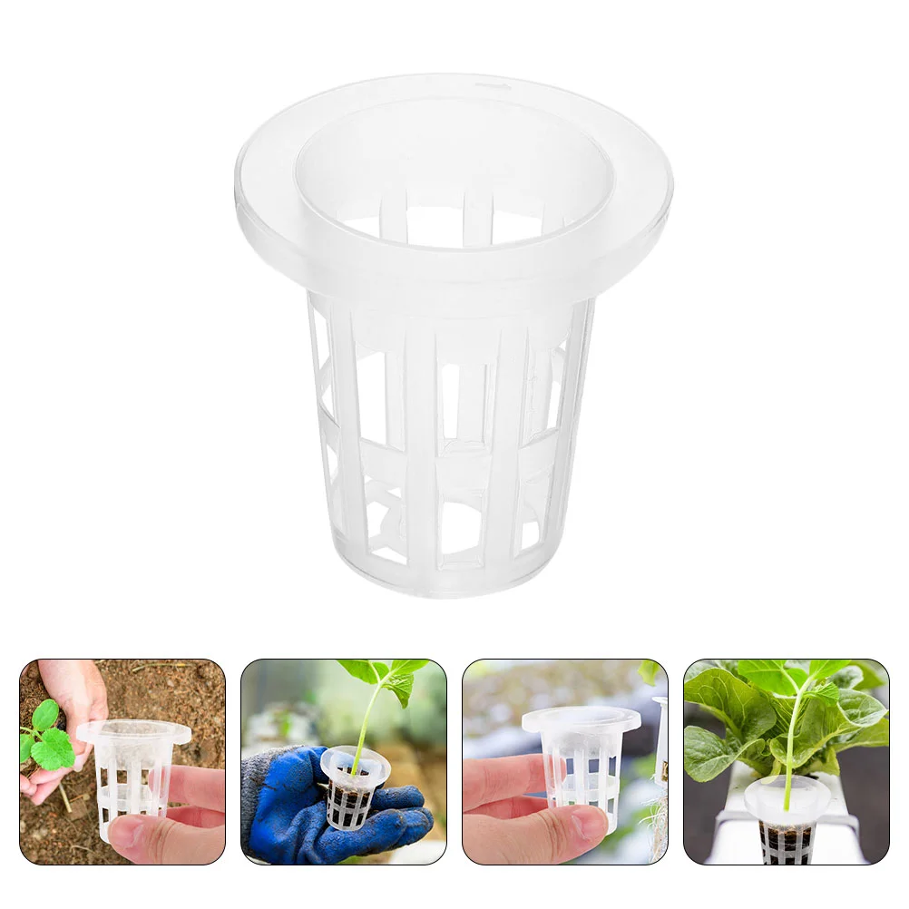 

Hydroponic Vegetable Basket Bucket Net Pot Pots for Hydroponics Orchid Planter Garden Small