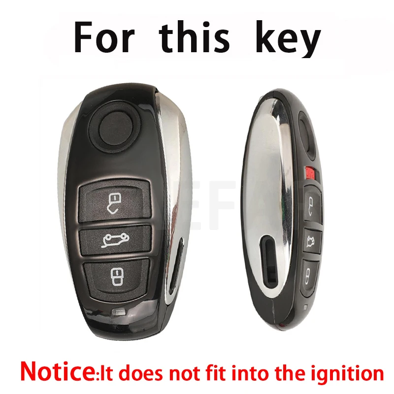 สําหรับVW Volkswagen Touareg 2017 2018 2019 2020 2021 TPUรถRemote KeyกรณีฝาครอบShell Fob Protectorอุปกรณ์เสริม