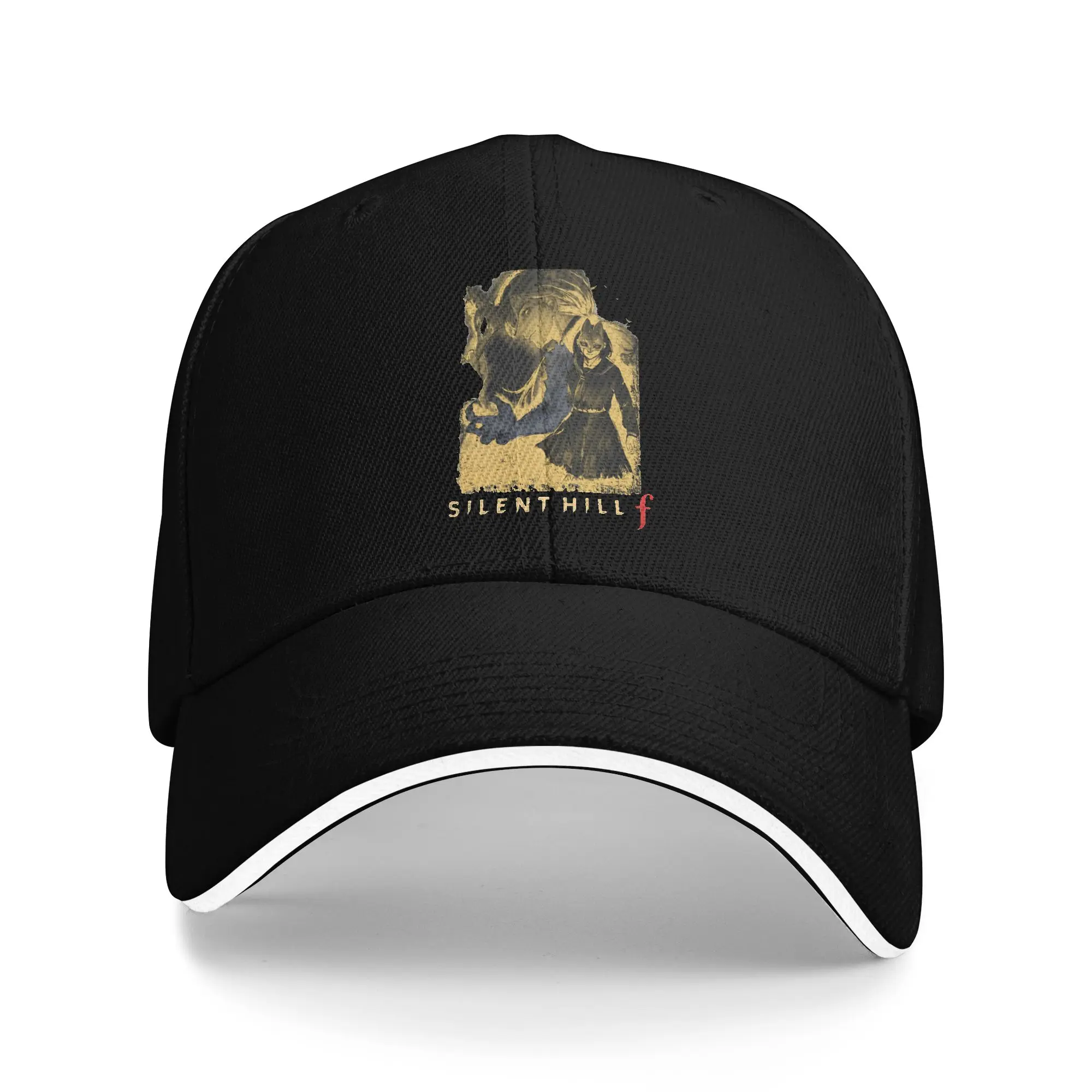 Silent Hill F Fox Mask Horror Game Tsuneki Kotoyuki Baseball Caps Hip Hop Sandwich Hats Unisex Style Adjustable Hats Cap Fishing