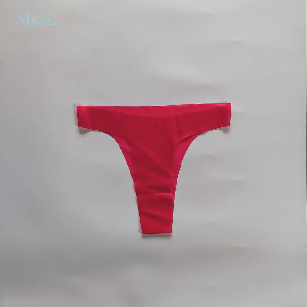 Women's Short Latex Thong: Nature's Sensuality, Eco-Elegance, Diverse Hues, Pure Comfort!