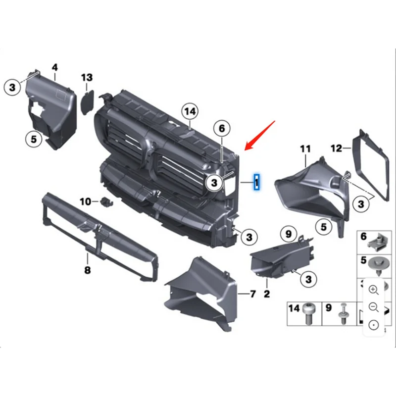 ไฟสะท้อนแสงกันชนหลังซ้าย XX-Auto สำหรับ BMW ซีรีส์ 5 F10 รุ่น M หมายเลขอะไหล่ 63147842955 อุปกรณ์ทดแทน