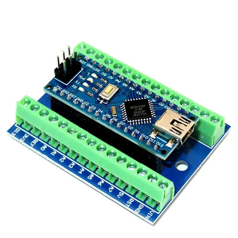 NANO V3.0 3.0 Controller Terminal Adapter Expansion Board Simple Extension Plate For Arduino AVR ATMEGA328P