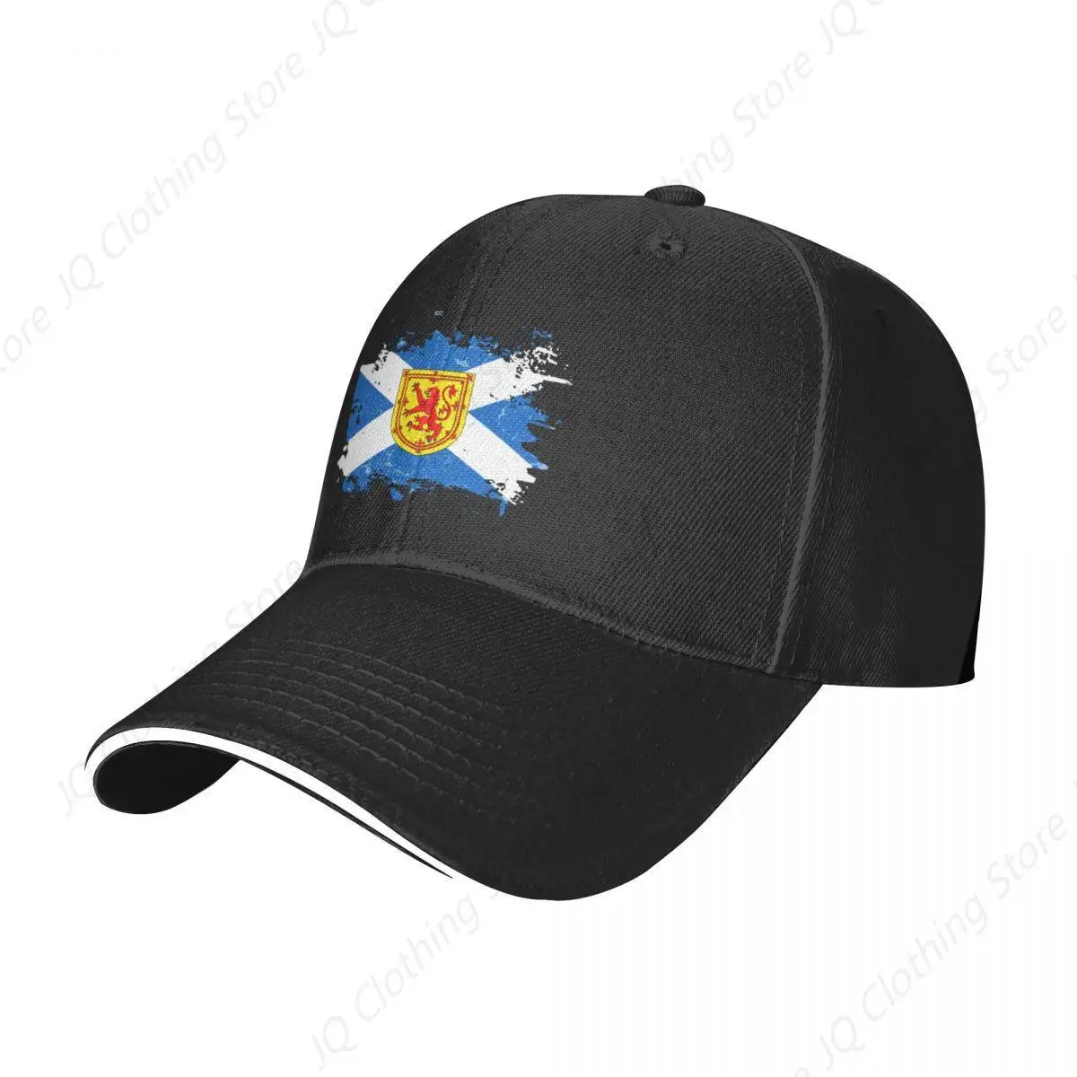 Scotland flag coat of arms Baseball Cap hiking hat Golf Cap Sun Hat For Children Mens Caps Women's