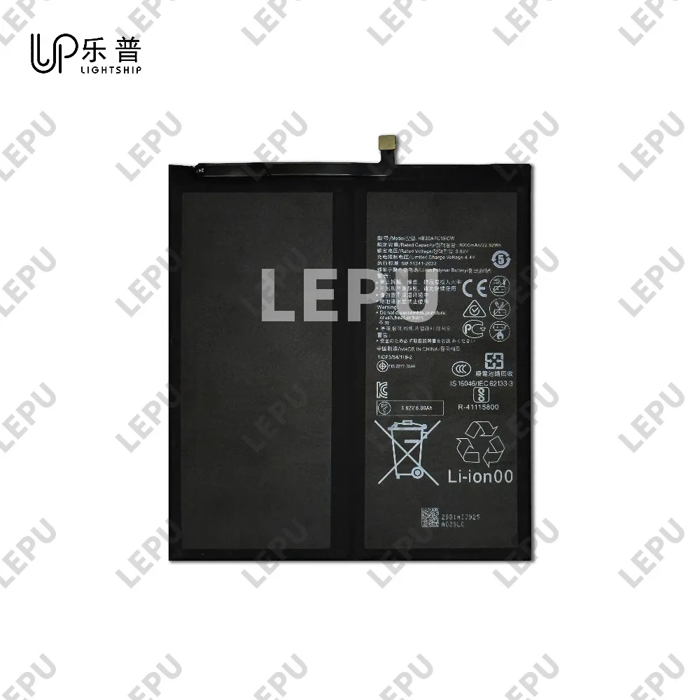 Bateria do tabletu HUAWEI M6 8.4 VRD 6000mAh Oryginalna bateria HB30A7C1ECW + Zestaw narzędzi Bateria zamienna do HUAWEI M6 8.4 VRD