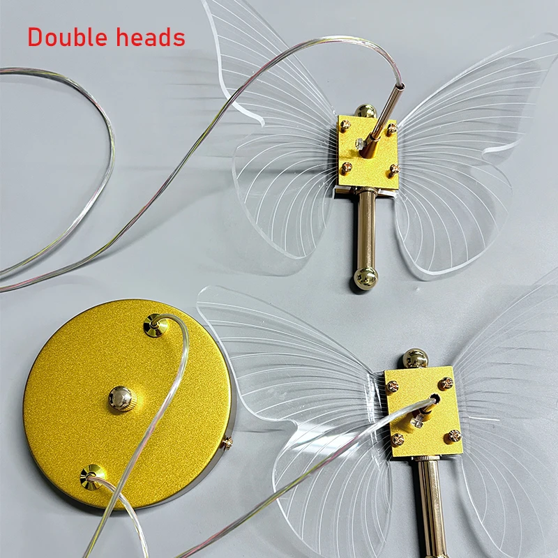 Panoch Acrylic Butterfly Chandelier Lamparas Colgantes Para Techo Lustres Quarto Room Decor Pendant Lights Suspension Luminaire