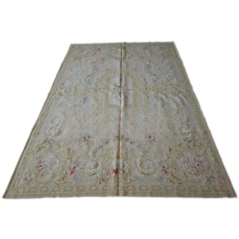 

Aubusson Palace Carpet, Handmade Wool Western Style Corridor Strip Decoration