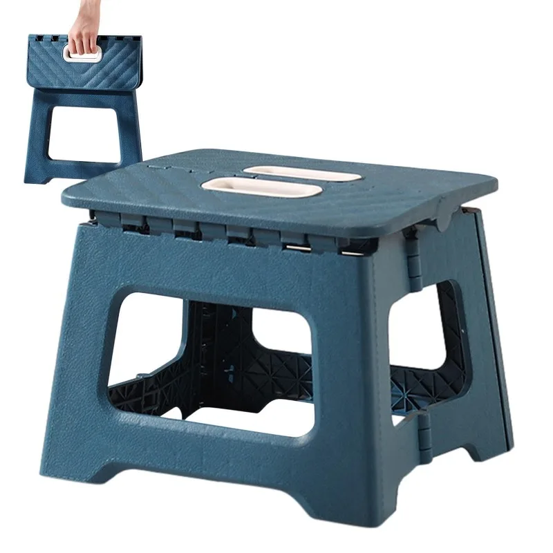 Taburete Plegable para Exteriores, Picnic, Camping y Pesca, Banco Portátil, Silla de Tren, Taburete Plegable Simple y Reforzado, Mini Portátil