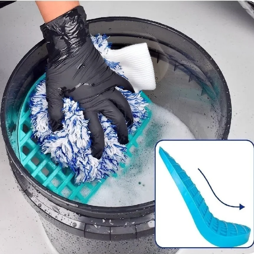 Car washing gloves cleaning tools Bucket  Dirt Guard Grit Catcher Car Wash Mitts  and Sponges Dirt and Debris Remove Tools