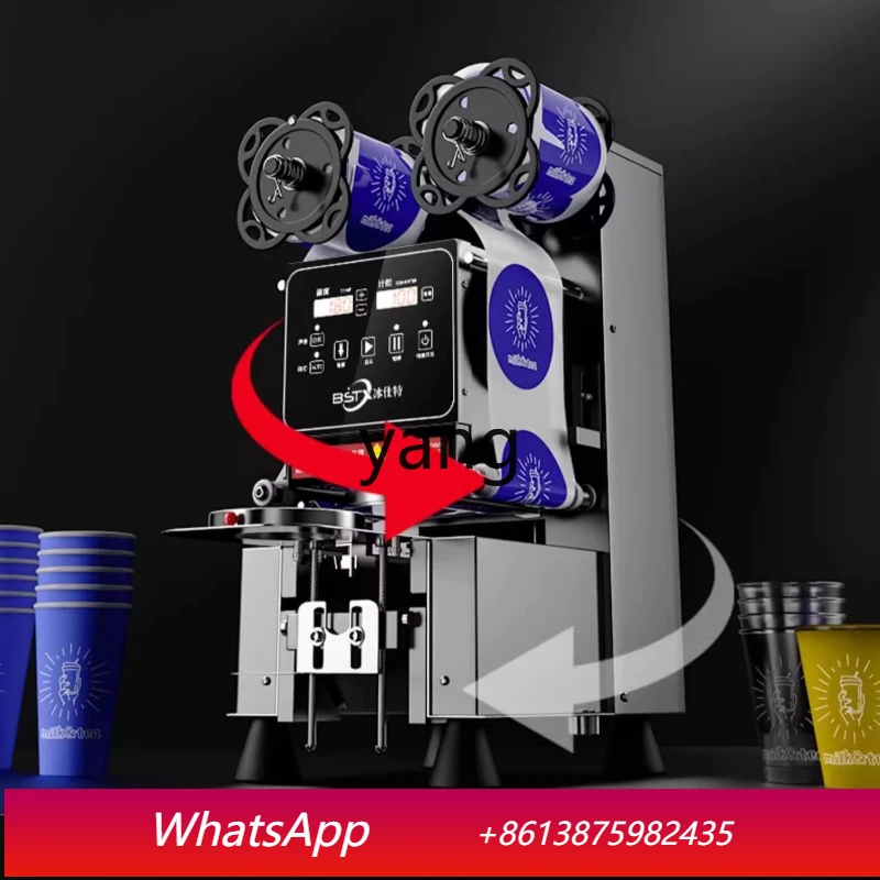 Lcx milk tea shop equipment automatic commercial beverage sealing machine soy milk cup sealing machine
