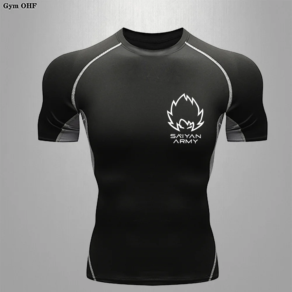 Koszulka dziecięca marka Fitness uprawianie sportów joggingowych koszulka kompresyjna koszulki Rashguard Tight Sport Top chłopcy Grils koszulka do